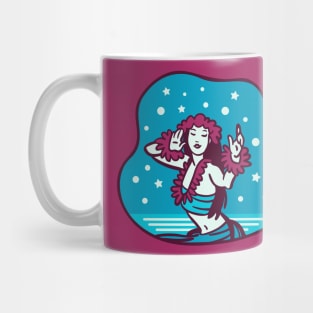 Hawaiian Hula Christmas Mug